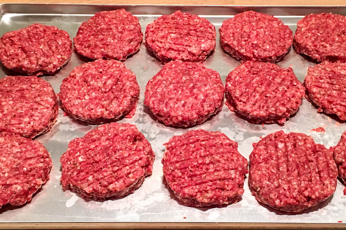 Premium Rinderburger BurgerPatties aus 100 Rindfleisch
